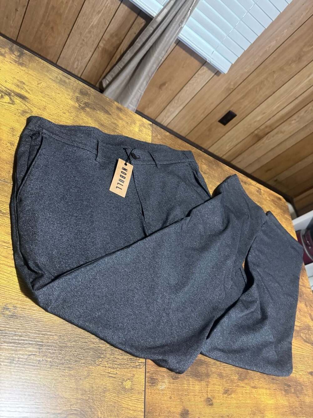 Nobull Gamechanger 5 Pocket Pants Heather Charcoal 34 x 34